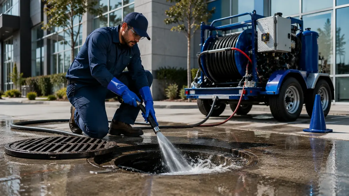 Commercial Hydro Jet Drain Cleaning in Napa