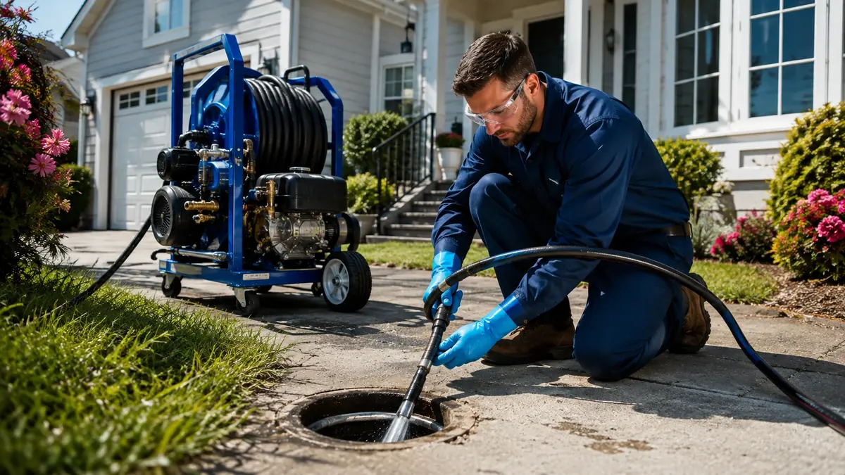 Residential Hydro Jet Drain Cleaning in Napa