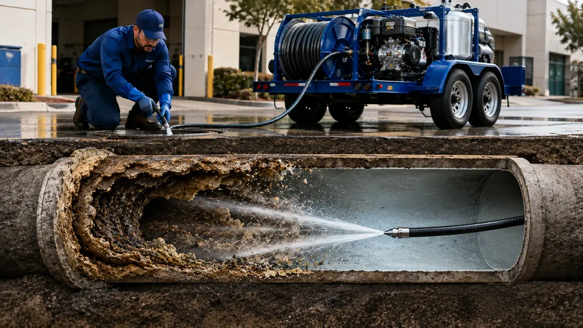 Sewer Pipe Descaling in Napa